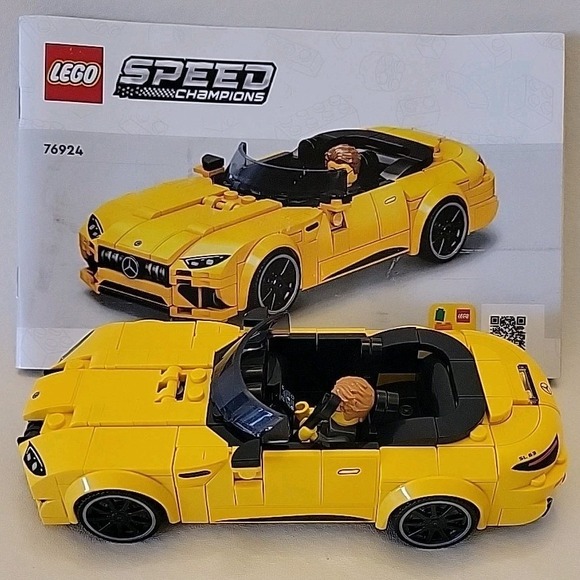 Lego Other - LEGO SPEED CHAMPIONS 76924 Mercedes-AMG SL 63 Car Minifigure & Instructions ONLY